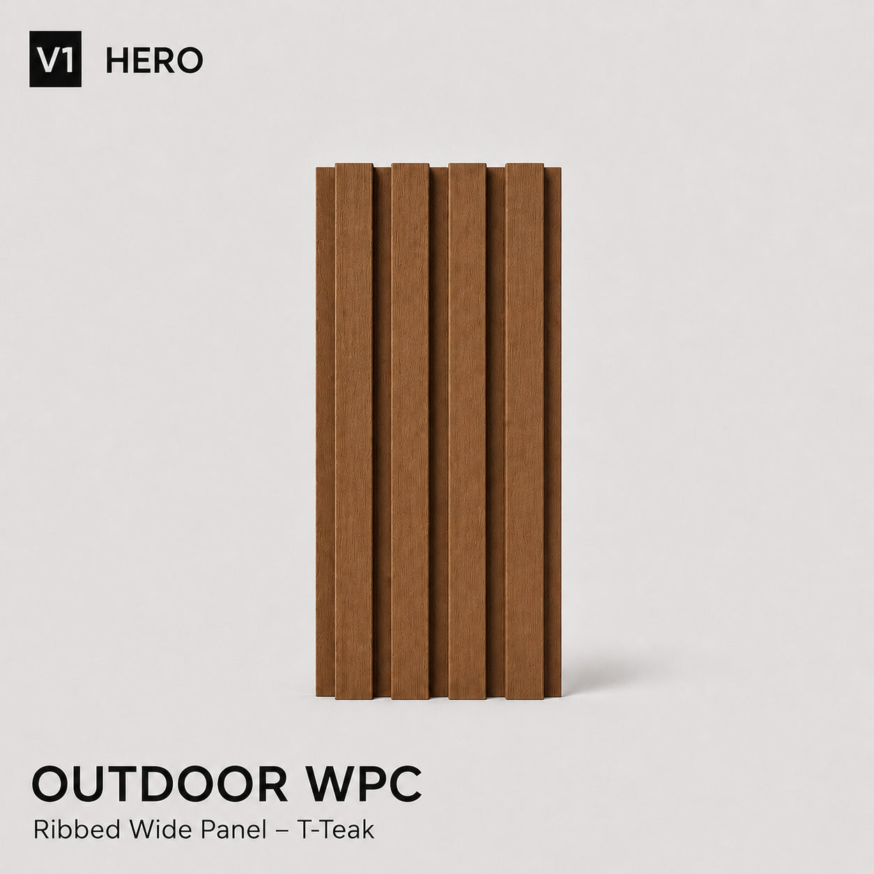WPC خشب جدارى مضلع 2 شريحه الجيل الثانى